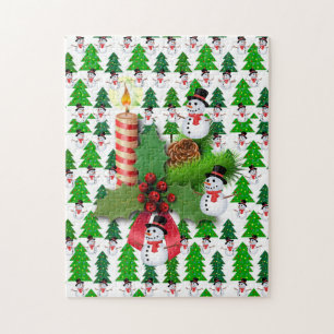 Puzzle de Noël Snowman