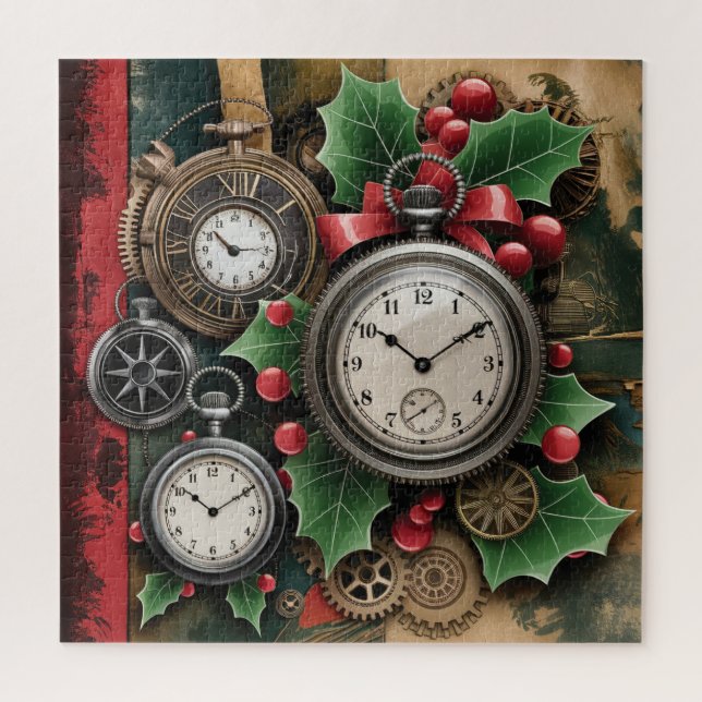 Puzzle de Noël Steampunk (Vertical)
