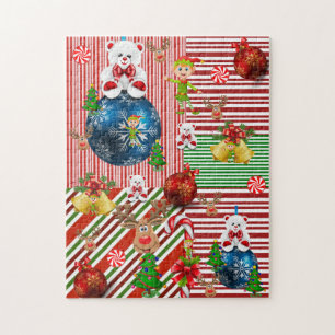 Puzzle de Noël Teddy Bear