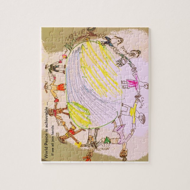 Puzzle de paix du monde (Vertical)