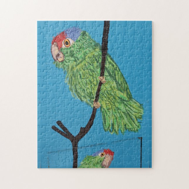 puzzle de parrot vert (Vertical)