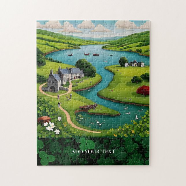 Puzzle de paysage personnalisé sur le thème irland (Vertical)