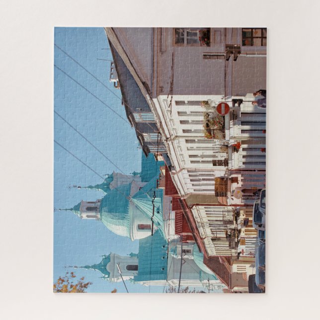 Puzzle de paysage urbain du Belarus Hrodna Grodno (Vertical)
