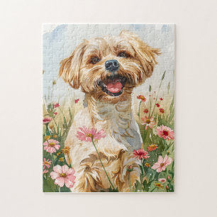 Puzzle de peinture à l'aquarelle maltais
