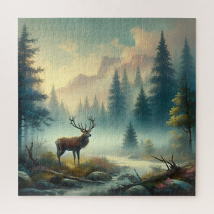 Puzzle de peinture à l'huile de porc