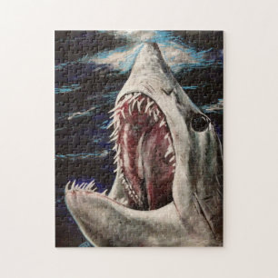 Puzzle de peinture de requin Mako