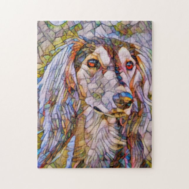 Puzzle de peinture de Saluki (Vertical)