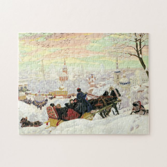 Puzzle de peinture de tour de Sleigh (Horizontal)