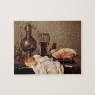 Puzzle De petit déjeuner toujours la vie (huile sur le