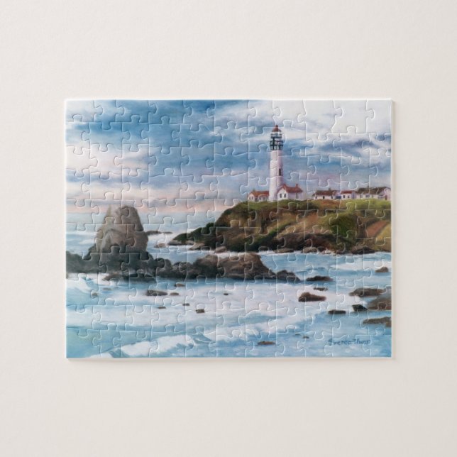 Puzzle de phare de point de pigeon (Horizontal)