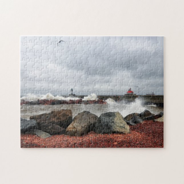 Puzzle de phare Duluth Minnesota (Horizontal)