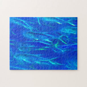 Puzzle de photo de poissons en école 11x14 avec bo