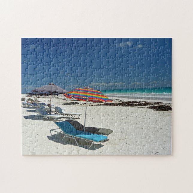 Puzzle de plage de Bahamas Harbour Island (Horizontal)