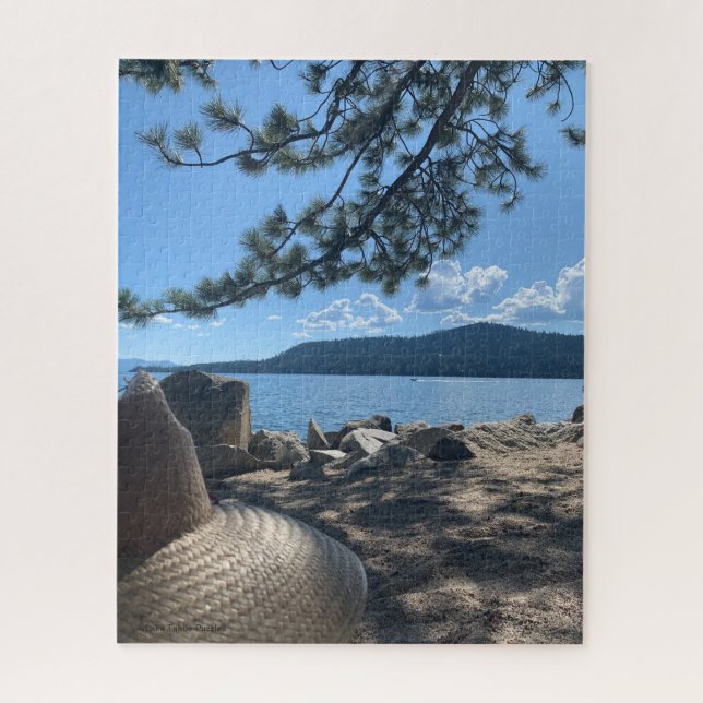 Puzzle de plage du lac Tahoe (Vertical)