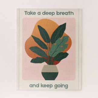 Puzzle de plante en pot mindful