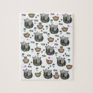 Puzzle de poisson chats