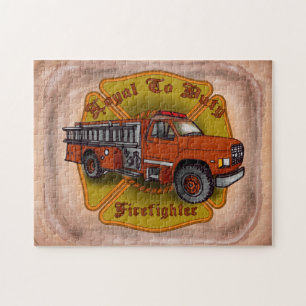 Puzzle de pompier Loyal To Duty Fire Truck