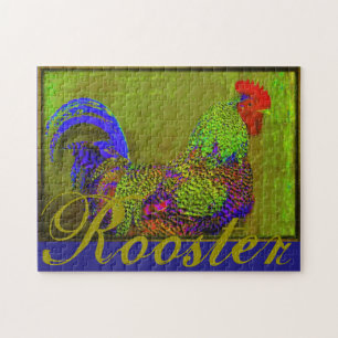 puzzle de poule de poulet du coq 11x14