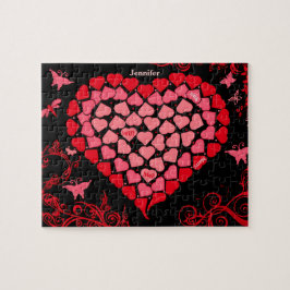 Puzzle de proposition de mariage de coeur de