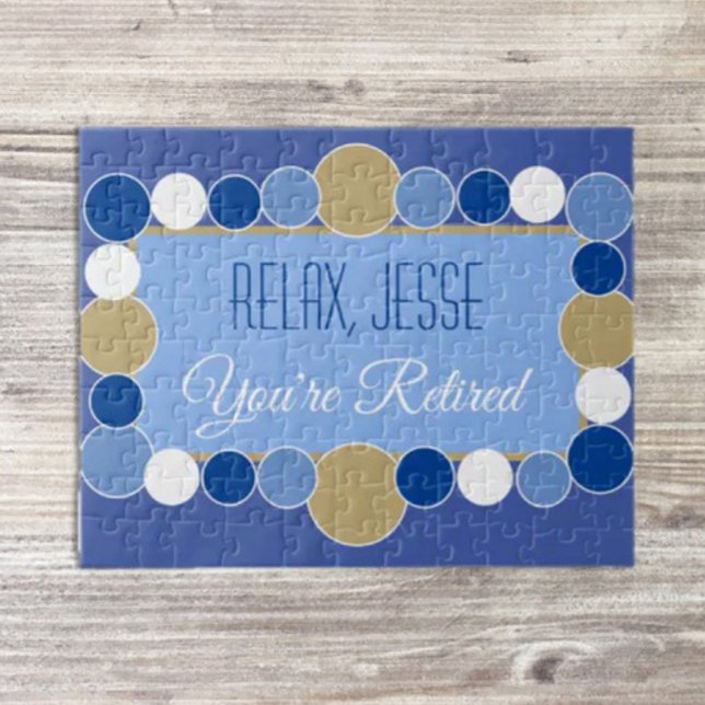 Puzzle de puzzle de retraite personnalisée (Créateur téléchargé)