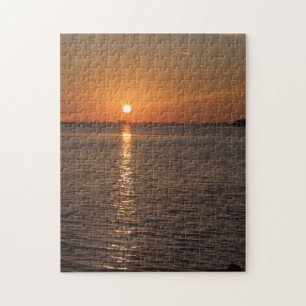 Puzzle de réflexion sur le coucher du soleil