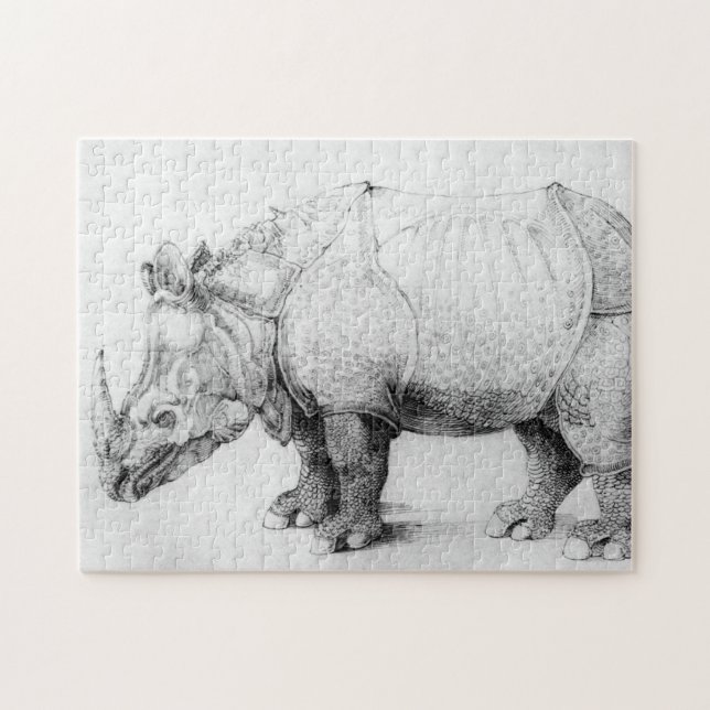 Puzzle de rhinocéros d'Albrecht Durer (Horizontal)