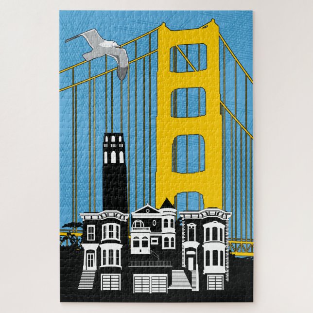 Puzzle de San Francisco de 20x30 pour les personne (Vertical)