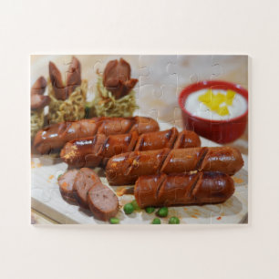 Puzzle de saucisse de boeuf
