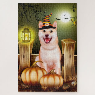 Puzzle de Shiba Inu Halloween