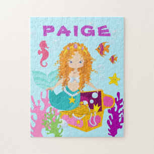 Puzzle de sirène personnalisé par amusement