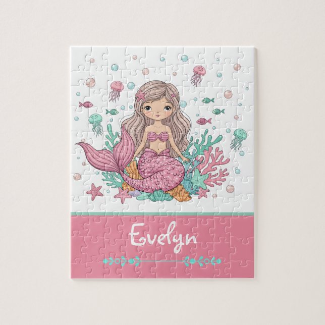 Puzzle de sirène sous-marine (Vertical)