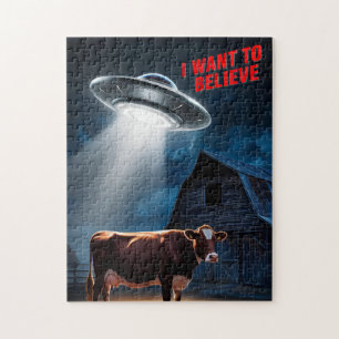 Puzzle de soucoupe volante UFO - Alien de la renco