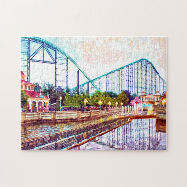 Puzzle "de souvenirs de Kennywood" (Horizontal)