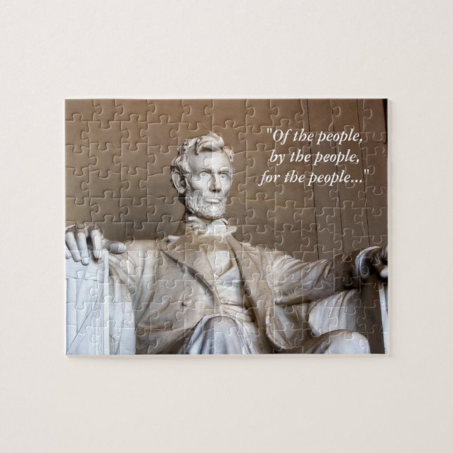 Puzzle de statue de Lincoln (Horizontal)