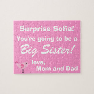 Puzzle de surprise d'oiseau de rose de grande