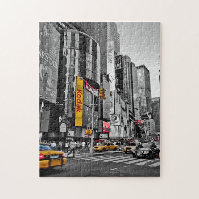 Puzzle de taxi jaune de New York (Vertical)