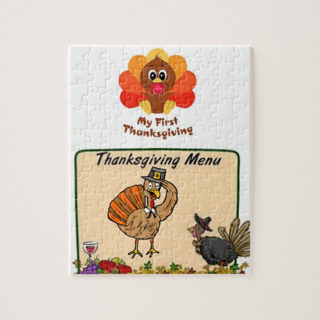 Puzzle de Thanksgiving (Vertical)