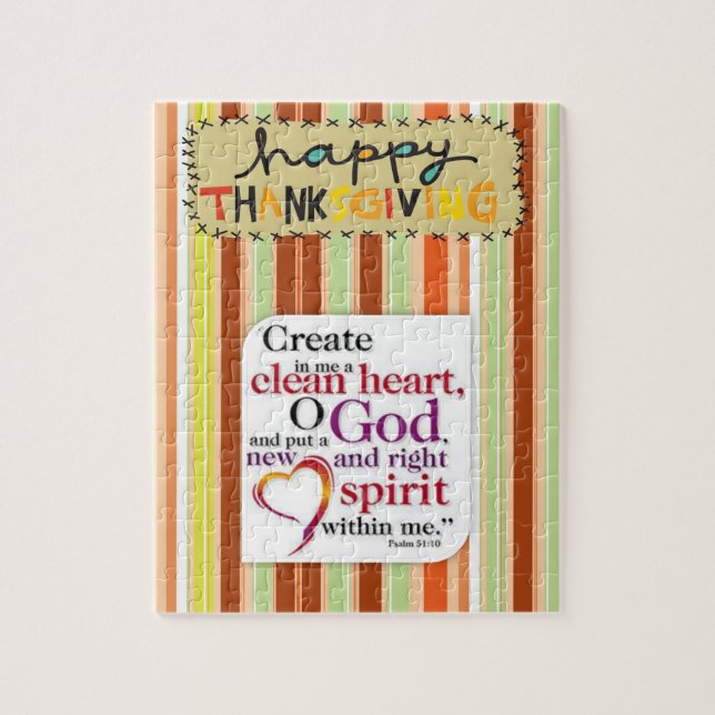 Puzzle de Thanksgiving (Vertical)