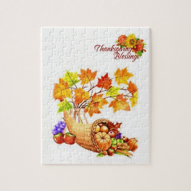 Puzzle de Thanksgiving (Vertical)