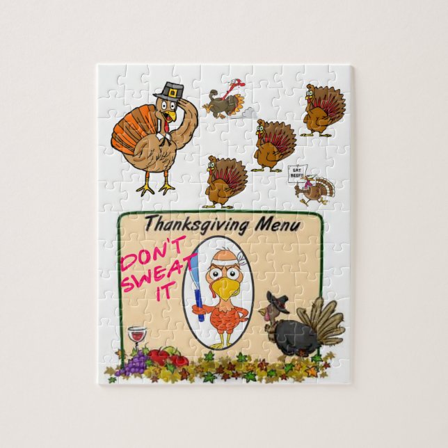 Puzzle de Thanksgiving (Vertical)