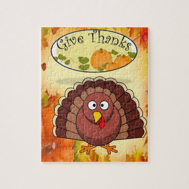 Puzzle de Thanksgiving (Vertical)