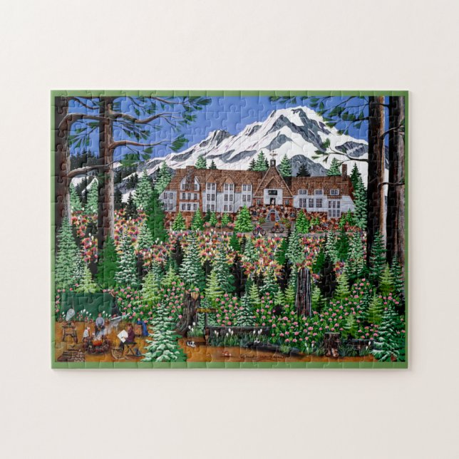 Puzzle de Timberline de printemps (Horizontal)