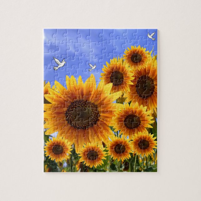 Puzzle de tournesol (Vertical)