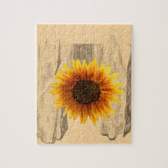 Puzzle de tournesol (Vertical)