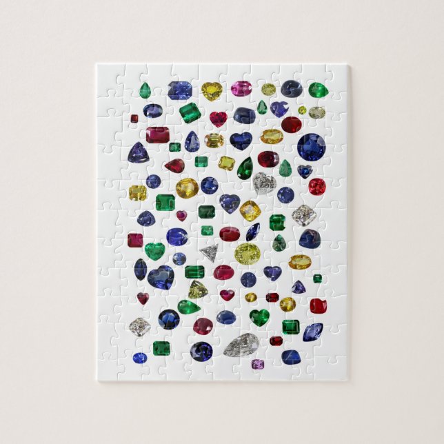 Puzzle de toutes les pierres précieuses (Vertical)