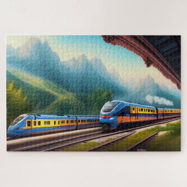 Puzzle de train (Horizontal)