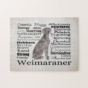 Puzzle de traits de Weimaraner