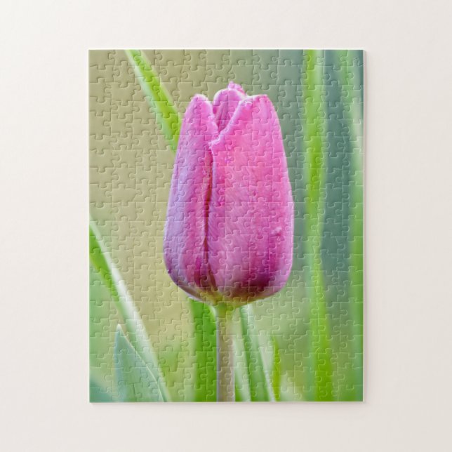Puzzle de tulipe rose (Vertical)