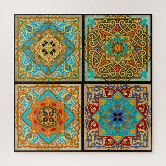 Puzzle de Turkish Tiles (Vertical)