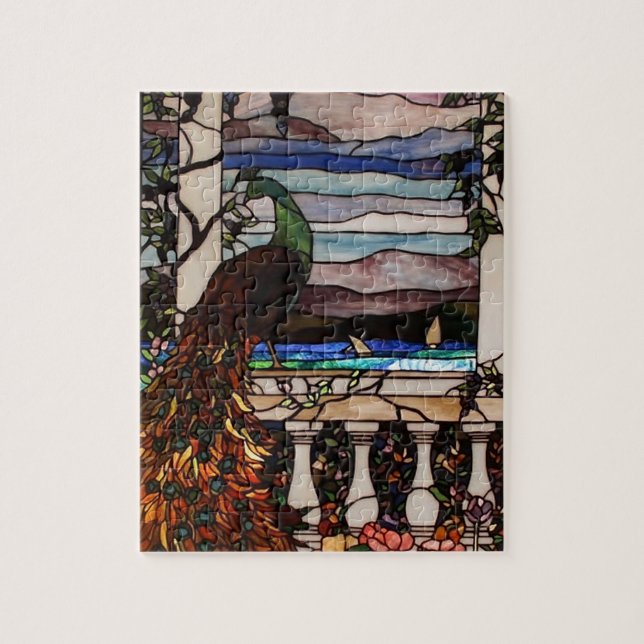 Puzzle de verre peacock (Vertical)